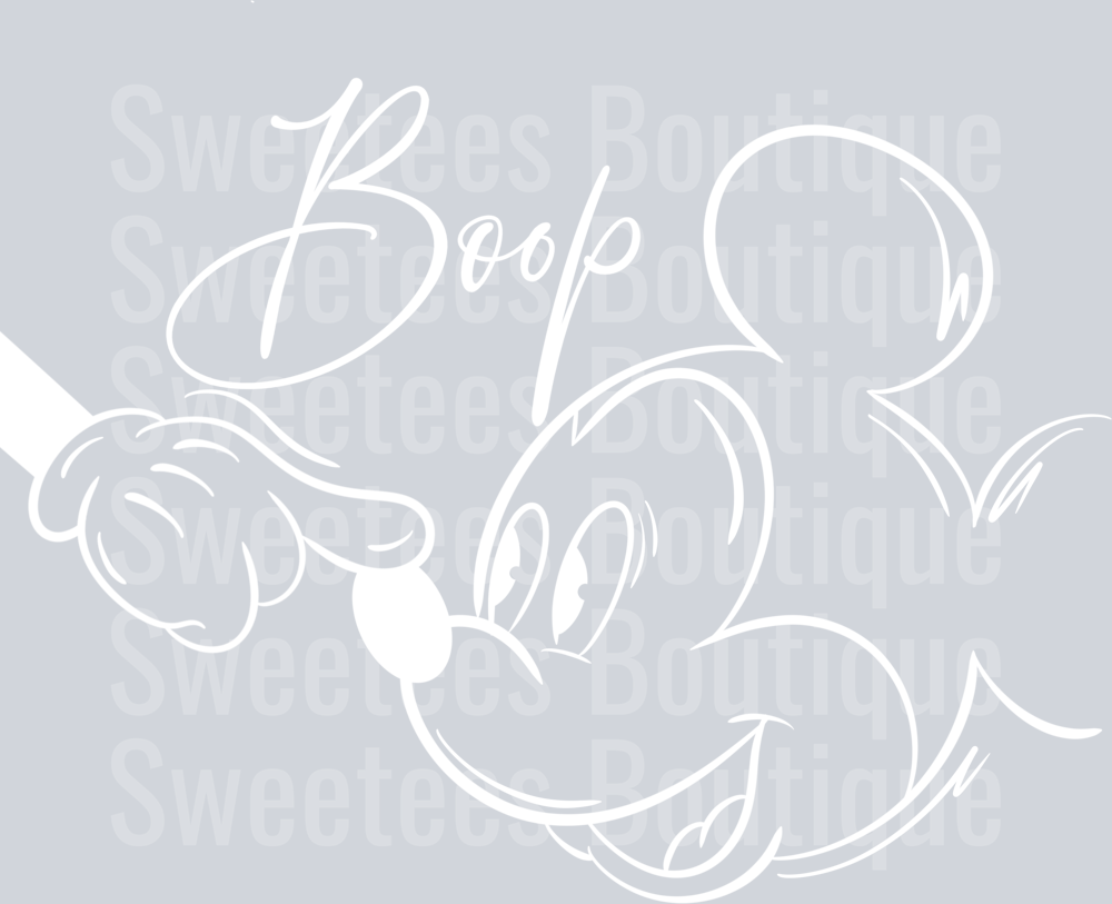 Boop - Mickey white