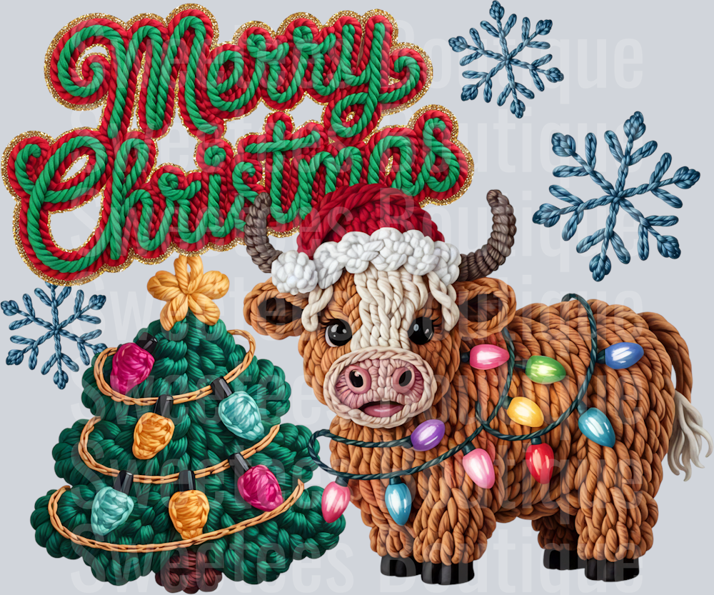 MerryChristmasHighlandCow(1)