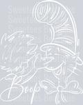 Boop - Cat in the Hat white