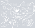 Boop - Stitch white