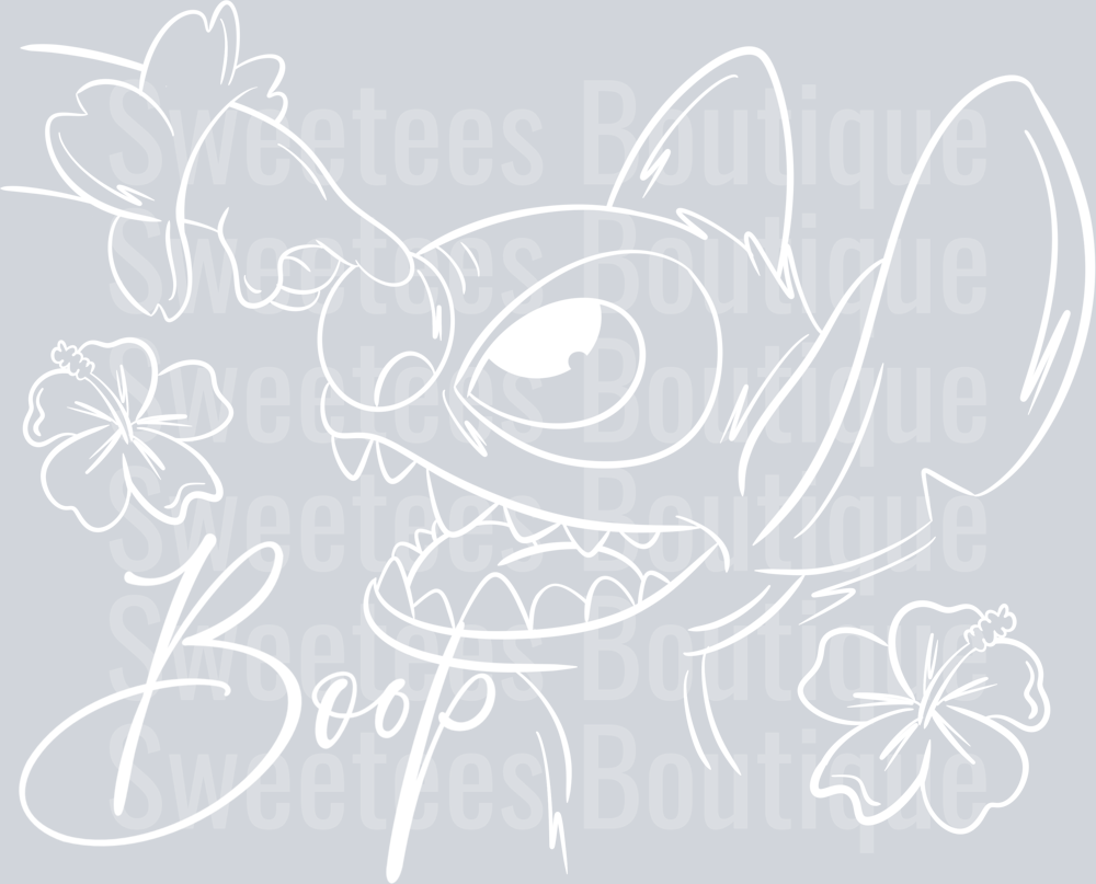 Boop - Stitch white